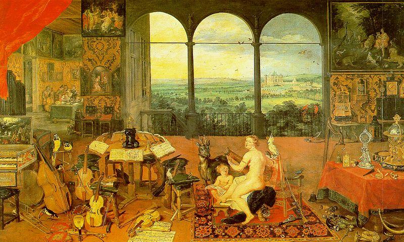 Jan Brueghel The Sense of Hearing Sweden oil painting art